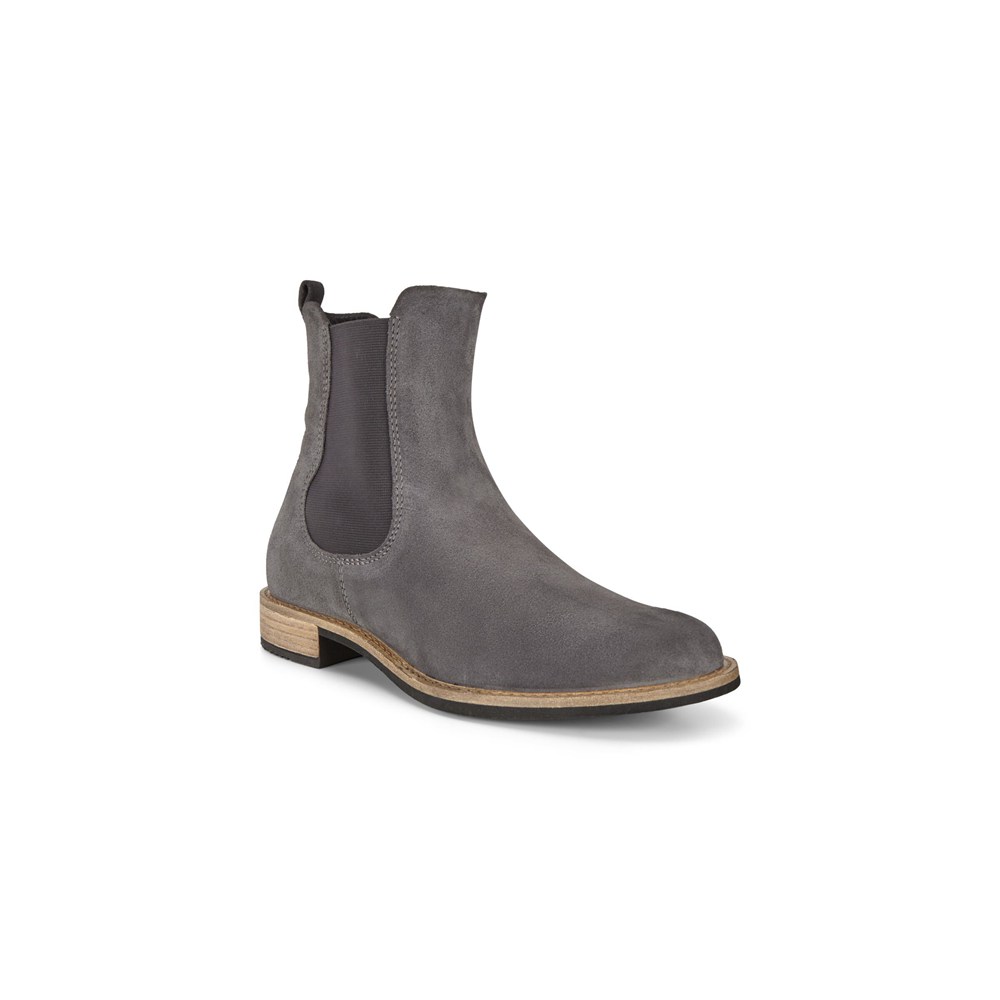 Womens Ankle Boots - ECCO Sartorelle 25 - Dark Grey - 4256GBAZL